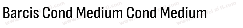 Barcis Cond Medium Cond Medium字体转换